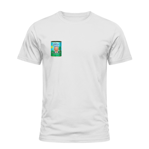 Camiseta Bosta em Lata - Branca
